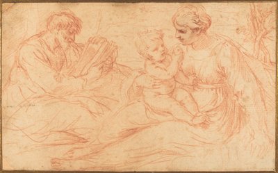 The Holy Family by Simone Cantarini