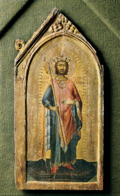 Portrait of Saint Ladislaus by Simone Martini