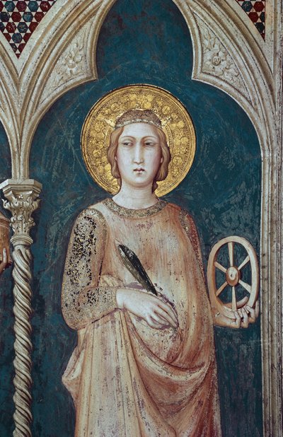 Saint Catherine of Alexandria by Simone Martini