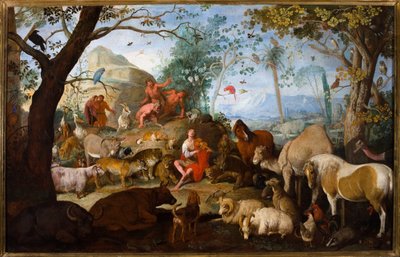 Orpheus enchanting the animals with music by Sinibaldo Scorza