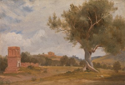 A View at Girgenti in Sicily with the Temple of Concord and Juno by Sir Charles Lock Eastlake