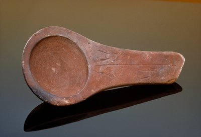 The Lascaux Lamp, Polished Sandstone Found at Lascaux Cave by Sisse Brimberg