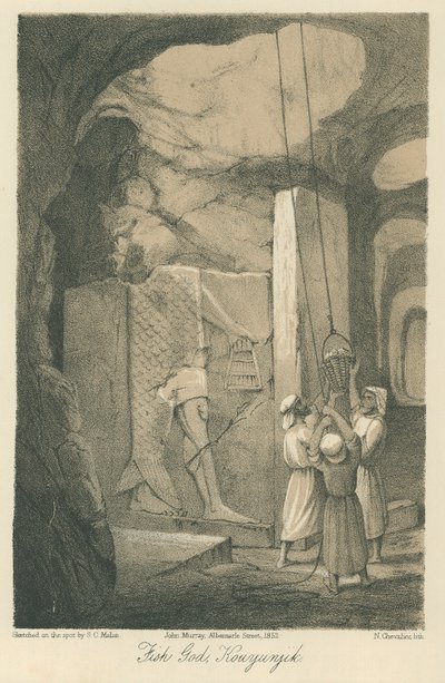 Fish God, Kouyunjik by Solomon Caesar Malan