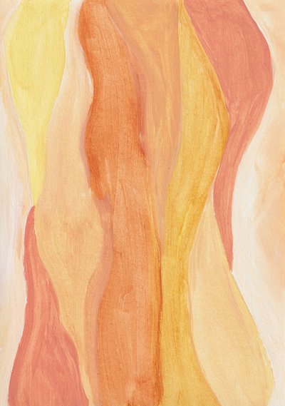 Warm Organic Flow by Soniya Vijayakumar