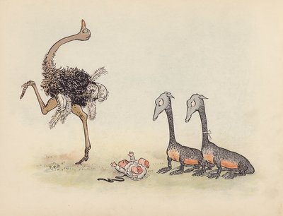 Illustration for Little Twin Dragons by Sophia Rosamond Praeger