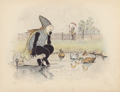 Illustration for Little Twin Dragons by Sophia Rosamond Praeger