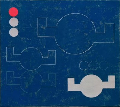 Composition with Angular Arms in Lines and Planes by Sophie Taeuber Arp