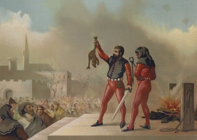 Burning of Foetuses with Diabolical Characteristics by Spanish School