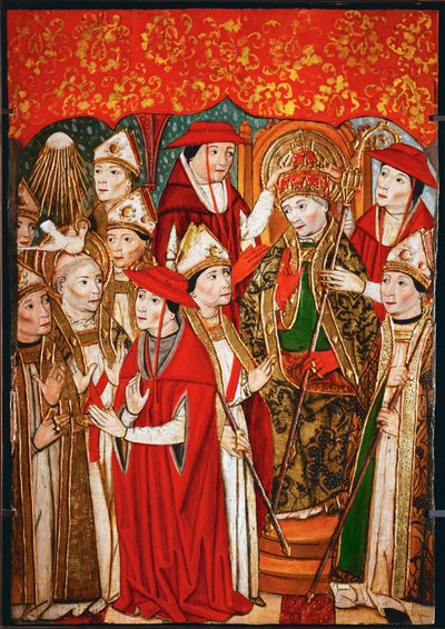 Consecration of a Pope by Spanish School