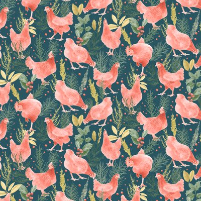 Hens Pattern by Stacy Hsu