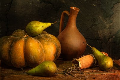 Rustic Autumn Still Life by Stanislav Aristov