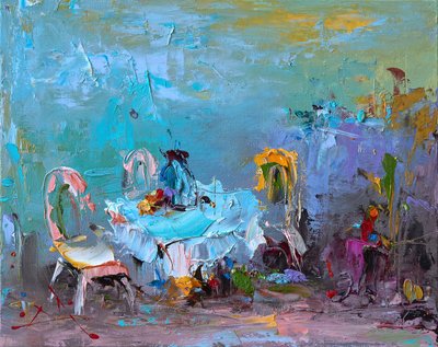Colorful Cafe Impression by Stanislav Lazarov