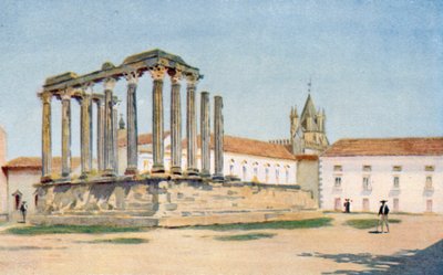 Temple of Diana, Evora by Stanley Inchbold