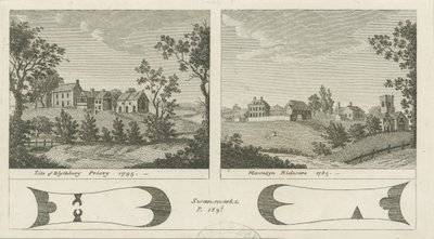 Mavesyn Ridware - Site of Blythbury Priory by Stebbing Shaw