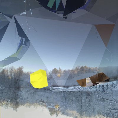 Abstract Winter Reflection by Stefan Fransson