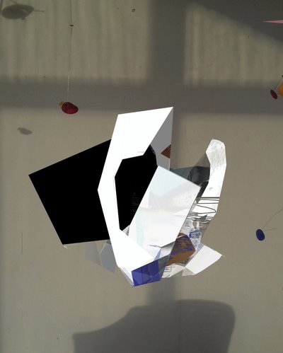 Floating Geometric Sculpture by Stefan Fransson