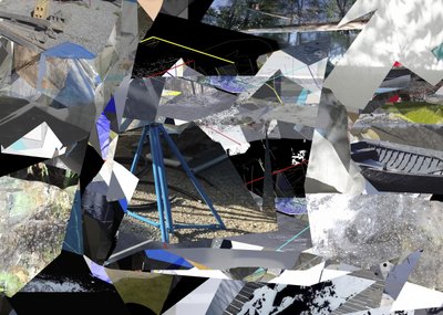 Geometric Urban Collage by Stefan Fransson