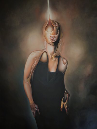 Ethereal Light Figure by Stefano Mazzolini