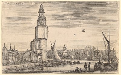 View of Amsterdam by Stefano della Bella