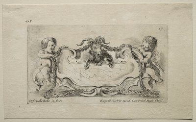 Collection of Various Caprices and New Designs of Cartouches and Ornaments: No 17 by Stefano della Bella