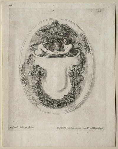 Collection of Various Caprices and New Designs of Cartouches and Ornaments: No 10 by Stefano della Bella