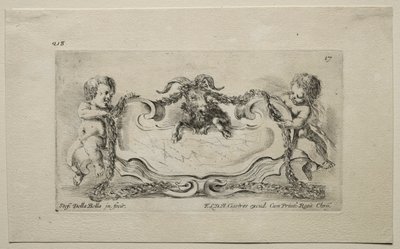Collection of Various Caprices and New Designs of Cartouches and Ornaments: No 17 by Stefano della Bella