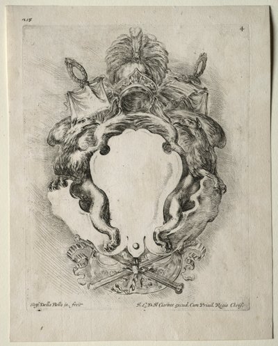 Collection of Various Caprices and New Designs of Cartouches and Ornaments: No. 4 by Stefano della Bella