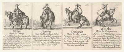 Didon, Tomyris, Semiramis, and Zenobie, from 