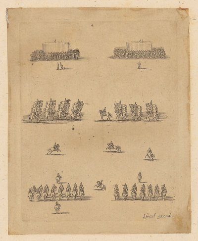 Infantry and Cavalry Units by Stefano della Bella
