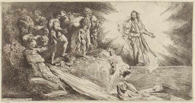 Cartouche with Two Skeletons by Stefano della Bella