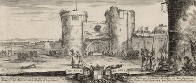 Lentree dune Forteresse by Stefano della Bella