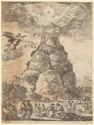 Parnassus, Rock of the Philosophers by Stefano della Bella