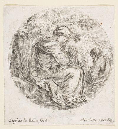 Rest on the Flight into Egypt, ca. 1641 by Stefano della Bella