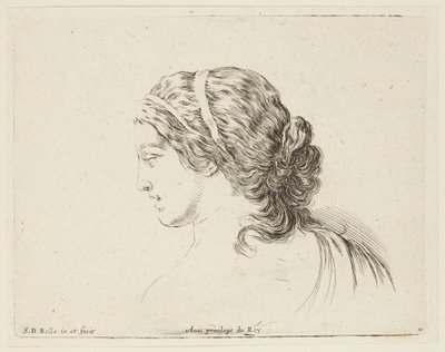 Study (I principii del disegno, 11) by Stefano della Bella
