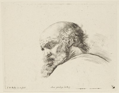 Study (I principii del disegno, 18) by Stefano della Bella