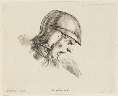 Study (The Principles of Drawing, 24) by Stefano della Bella
