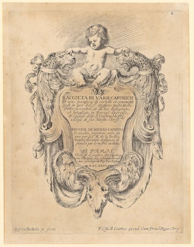 Title Page by Stefano della Bella