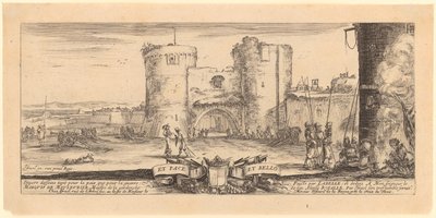 Title Page of the Series "Peace and War" by Stefano della Bella