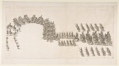 Torchlight Procession at the Modena Carrousel, 1652 by Stefano della Bella