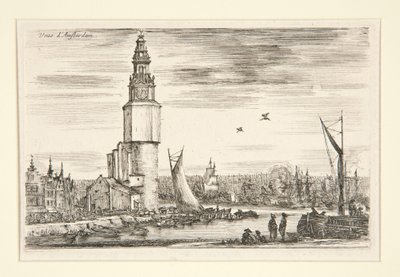 View of Amsterdam, from the series Views of Seaports by Stefano della Bella