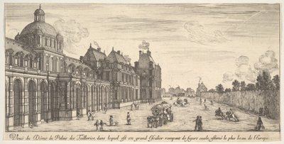 View of the Dome of the Palace of the Tuilleries by Stefano della Bella