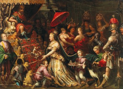 King Solomon Receiving the Queen of Sheba, ca. 1640-1645 by Stephan Kessler