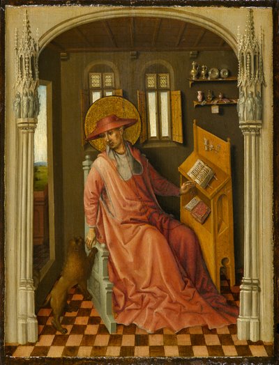 St. Jerome in His Study by Stephan Lochner