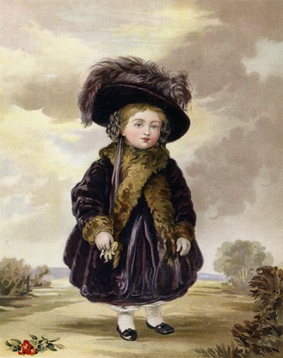 The Princess Victoria when Four Years of Age by Stephan Poyntz Denning
