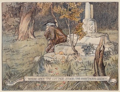 Illustration for The Deserted Village by Oliver Goldsmith by Stephen Reid