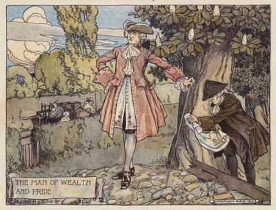 Illustration for The Deserted Village by Oliver Goldsmith by Stephen Reid