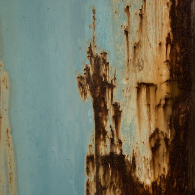 Blue Rust Decay by Studio Meikle