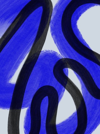 Abstract Blue Motion by Studio Palette