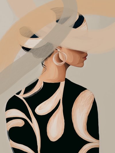 Abstract Fashion Portrait by Studio Palette