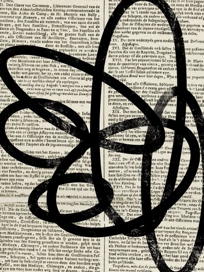 Abstract Text Lines by Studio Palette